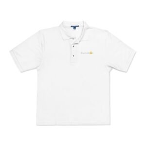 Casual Embroidered Polo Shirt for Everyday Wear, Classic Style, Perfect Gift, Summer Outdoor Activities, Tailored Fit, Unisex Design