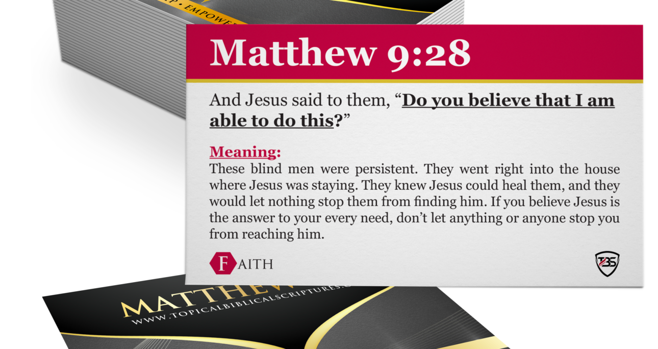 Topical Biblical Scriptures for Entrepreneurs Index Card Design